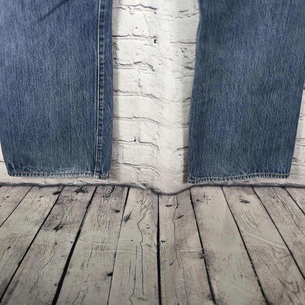 Levi's Men's 501 40x30 Original Straight Fit Jeans - Dark Wash